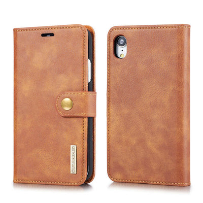 Detachable Ming Brown Wallet Iphone XR - icolorcase.com