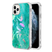Heavy Duty Marble Aqua Green Iphone 11 Pro - icolorcase.com