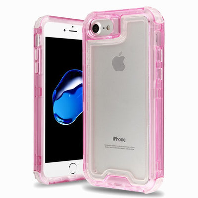 Hybrid Clear Pink Case Iphone 6/7/8 - icolorcase.com