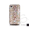Stitching Gold Swarovski Crystal Bling iPhone Cases 