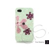 Fiori Swarovski Crystal Bling iPhone Cases - Green