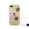 Fiori Swarovski Crystal Bling iPhone Cases - Yellow 