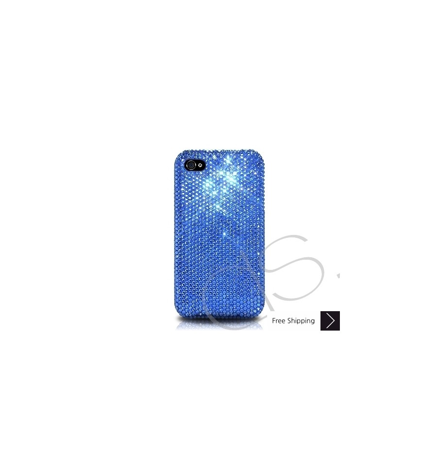 Classic Swarovski Crystal Bling iPhone Cases - Blue | icolorcase Classic Swarovski Crystal Bling iPhone Cases - Blue | icolorcase