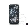 Butterfly Swarovski Crystal Bling iPhone Cases - Black