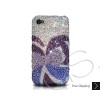 Butterfly Swarovski Crystal Bling iPhone Cases - Purple