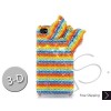 Ribbon Wave 3D Swarovski Crystal Bling iPhone Cases  - Colourful