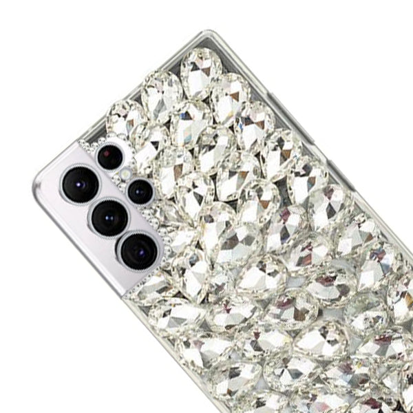 Handmade Silver Bling Case Samsung S23 Ultra