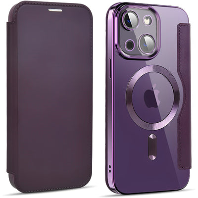 Magsafe Slim Wallet Case IPhone 13 Purple