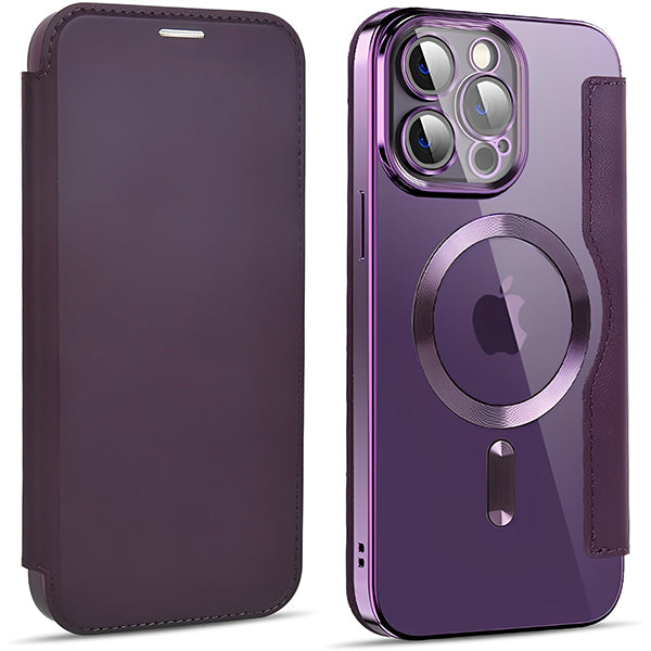 Magsafe Slim Wallet Case IPhone 12/12 Pro Purple