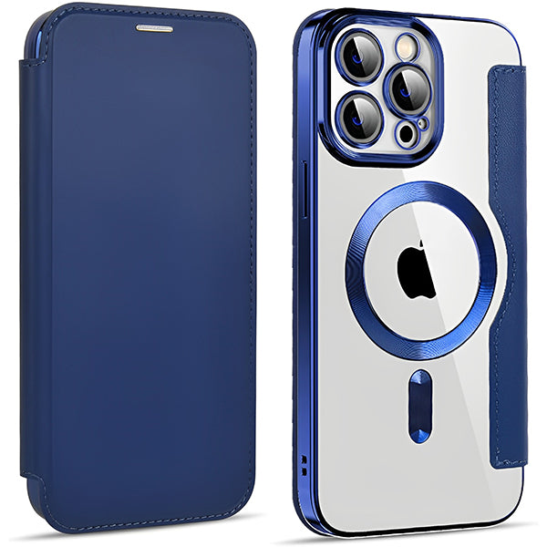 Magsafe Slim Wallet Case IPhone 15 Pro Max Dark Blue