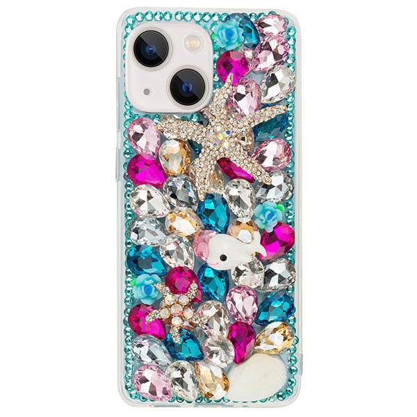 Handmade Seashells Bling Case IPhone 15 Plus