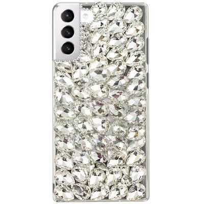 Handmade Silver Bling Case Samsung S23