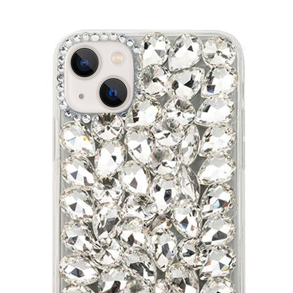Handmade Bling Silver Case IPhone 15