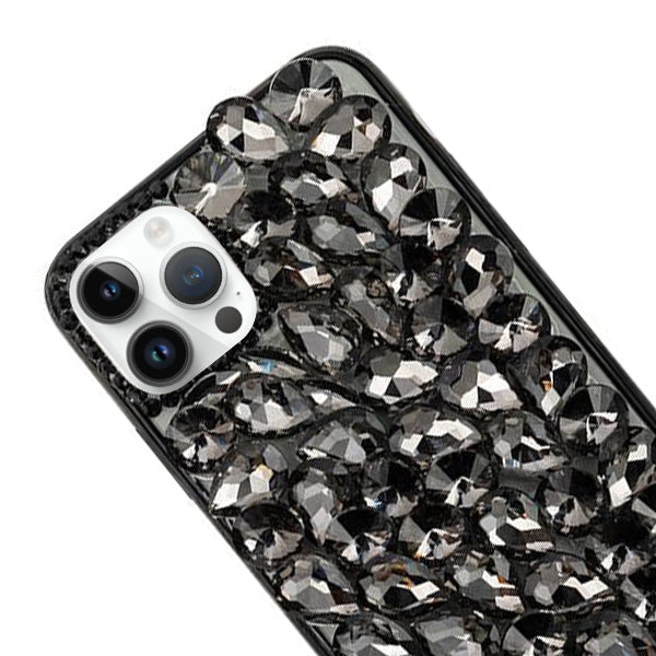 Handmade Bling Black Case IPhone 15 Pro