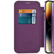 Magsafe Slim Wallet Case IPhone 14 Pro Purple