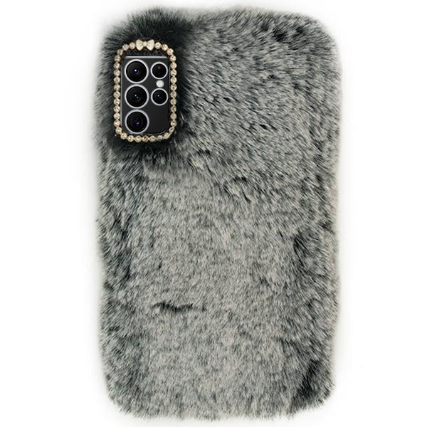 Fur Grey Case Samsung S23 Ultra