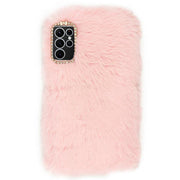 Fur Light Pink Case Samsung S23 Ultra