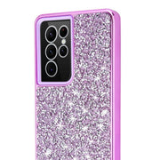 Hybrid Bling Case Purple Samsung S23 Ultra