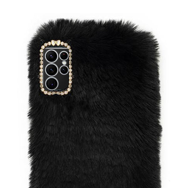 Fur Black Case Samsung S23 Ultra