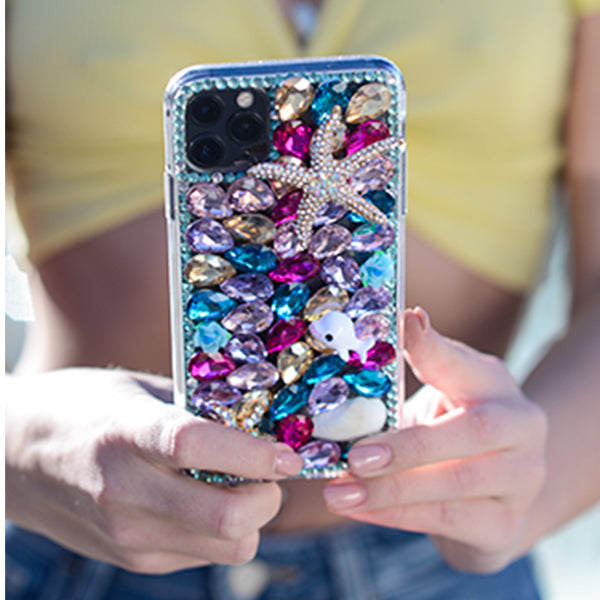 Handmade Seashells Bling Case IPhone 15 Pro