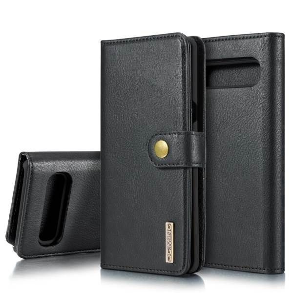 Detachable Ming Wallet Black Samsung S10 Plus - icolorcase.com
