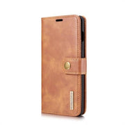 Detachable Ming Wallet Brown Samsung S10 Plus - icolorcase.com