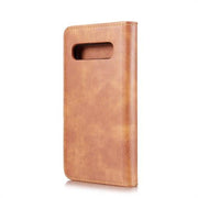 Detachable Ming Wallet Brown Samsung S10 - icolorcase.com