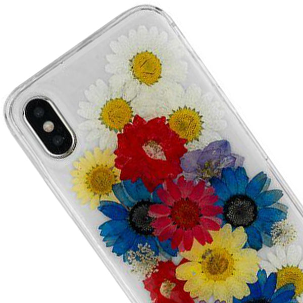 Real Flowers Rainbow Iphone 10/X/XS