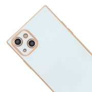 Free Air Box Square Skin White Case Iphone 14 Plus