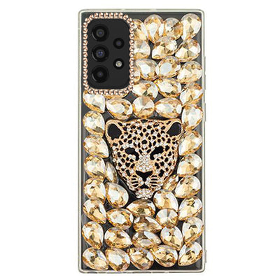 Handmade Cheetah Gold Bling Case Samsung A53 5G
