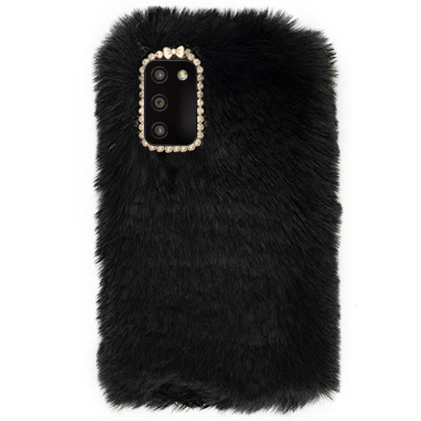 Fur Case Black Samsung A0S3