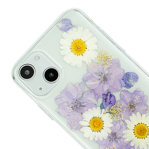Real Flowers Purple Case IPhone 14 Plus