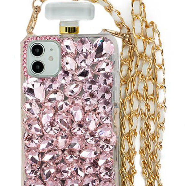 Handmade Bling Pink Bottle Case Iphone 11