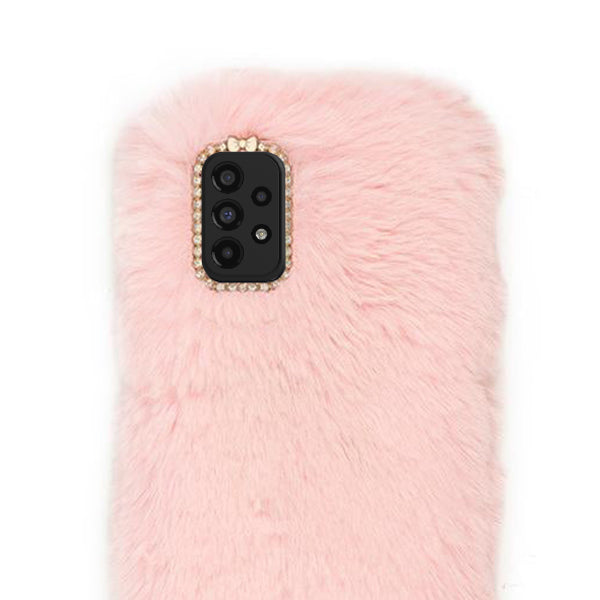 Fur Case Light Pink Samsung A53 5G