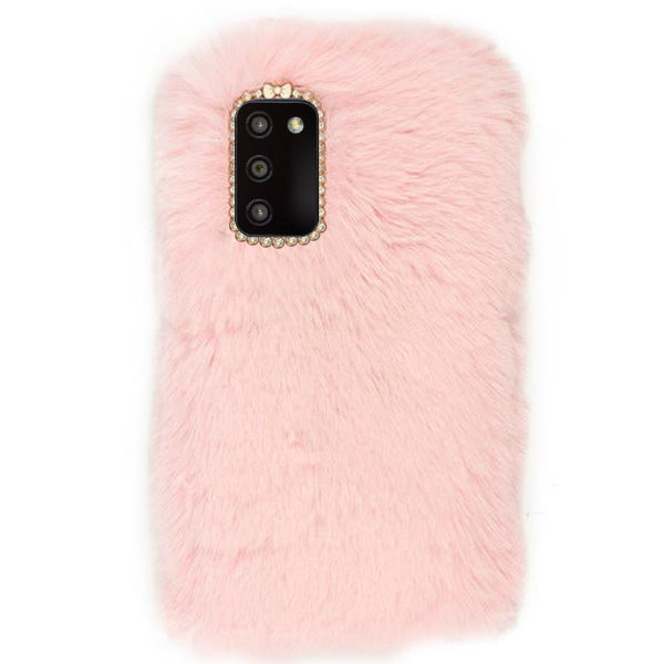 Fur Case Light Pink Samsung A0S3