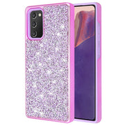 Hybrid Bling Purple Case Samsung Note 20