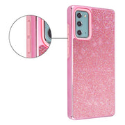 Hybrid Chrome Bling Pink Case Samsung Note 20