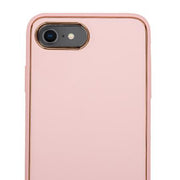 Leather Style Light Pink Gold Case Iphone 7/8 SE 2020