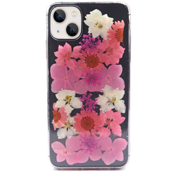 Real Flowers Pink Case IPhone 14 Plus