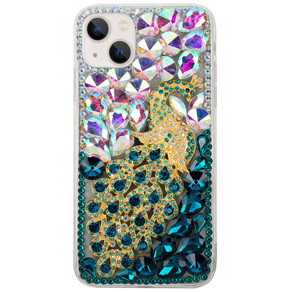 Handmade Peacock Bling Case IPhone 13 Mini