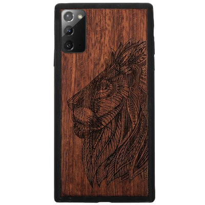Lion Real Wood Case Samsung Note 20