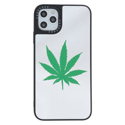 Weed Leaf Mirror Case Iphone 12/12 Pro