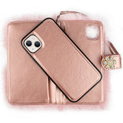 Fur Wallet Detachable Light Pink IPhone 14 Plus