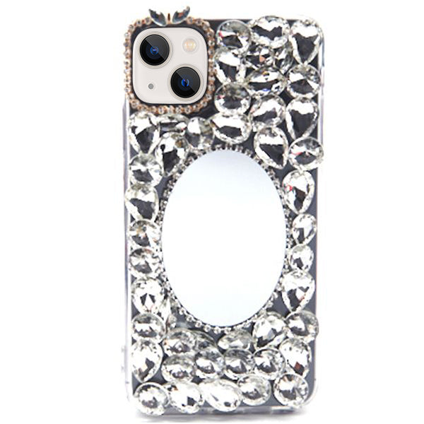 Handmade Bling Mirror Silver Case IPhone 14