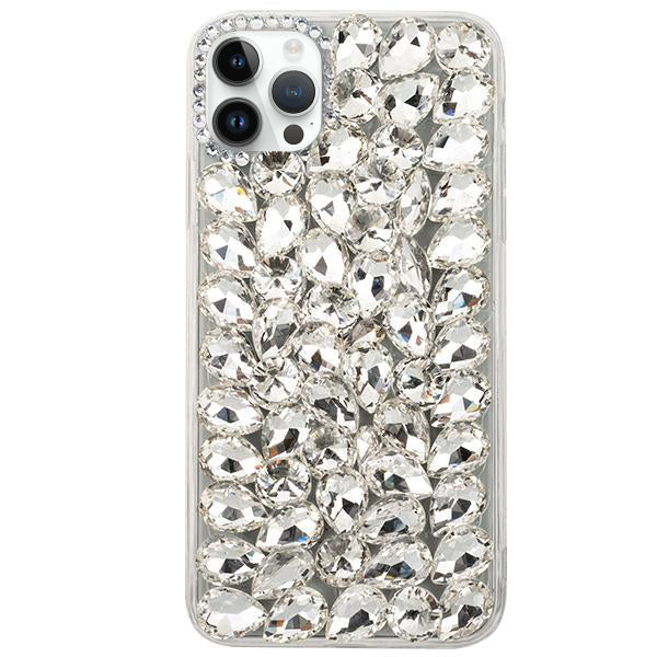 Handmade Bling Silver Case IPhone 14 Pro Max