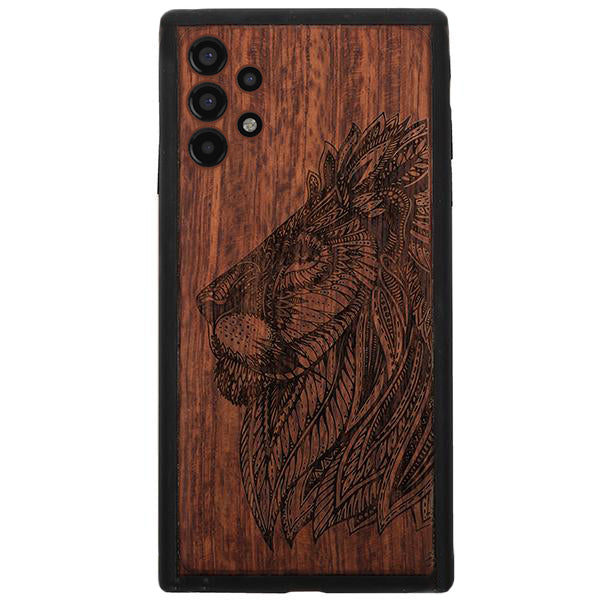 Lion Real Wood Case Samsung A13 5G