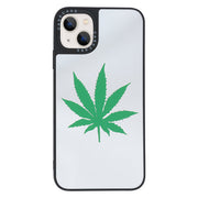 Weed Leaf Mirror Case Iphone 14 Plus