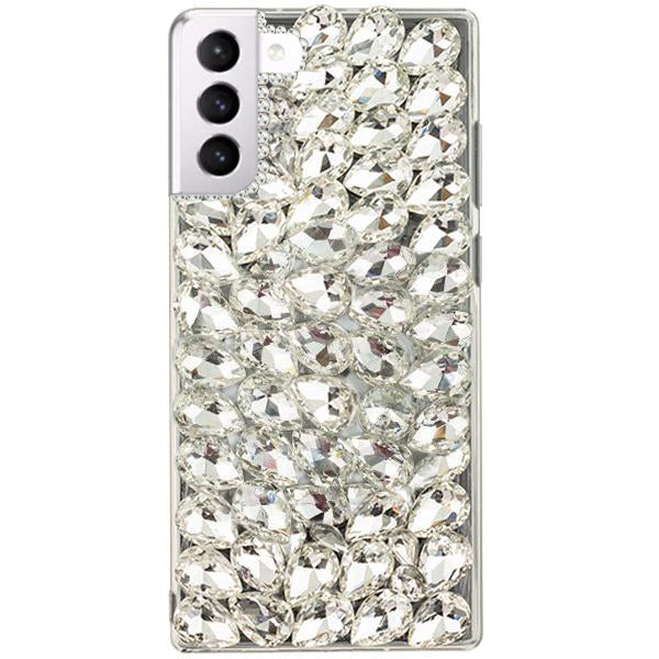 Handmade Silver Bling Case Samsung S21 Plus