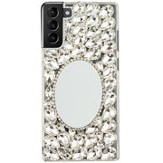 Handmade Mirror Silver Case Samsung S21