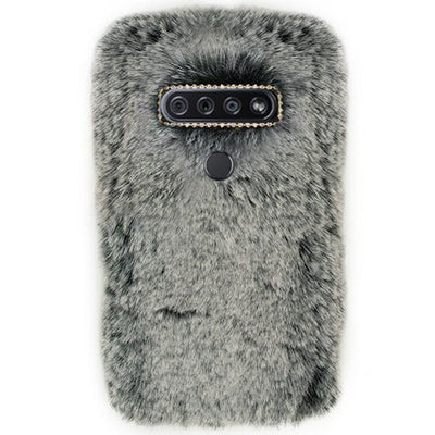Fur Case Grey LG K51